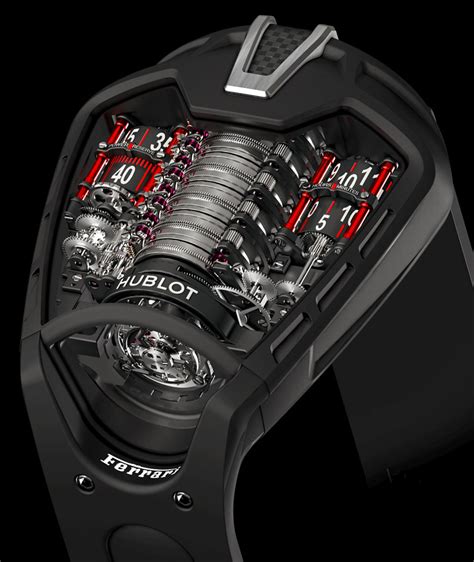 hublot ferrari engine watch